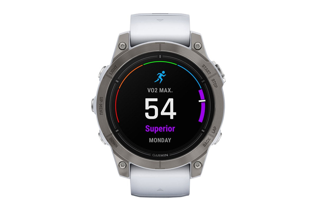 Garmin Epix Pro Gen 2 Sapphire Smart Sports Watch - Titanium with Whitestone Band, 47mm - SuperSaverAU - view 3