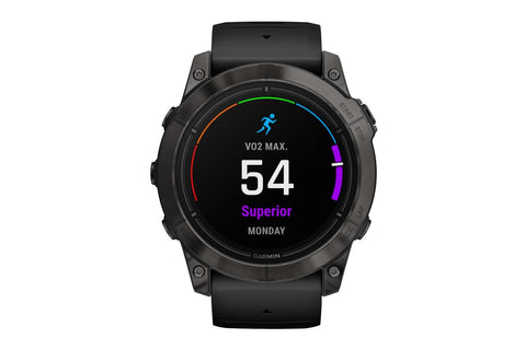 Garmin Epix Pro Gen 2 Sapphire Smart Sports Watch (Carbon Grey DLC Titanium with Black Band, 51mm)