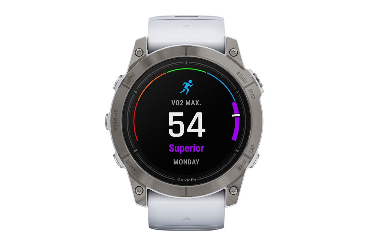 Garmin Epix Pro Gen 2 Sapphire Smart Sports Watch - Titanium with Whitestone Band, 51mm - SuperSaverAU - view 3