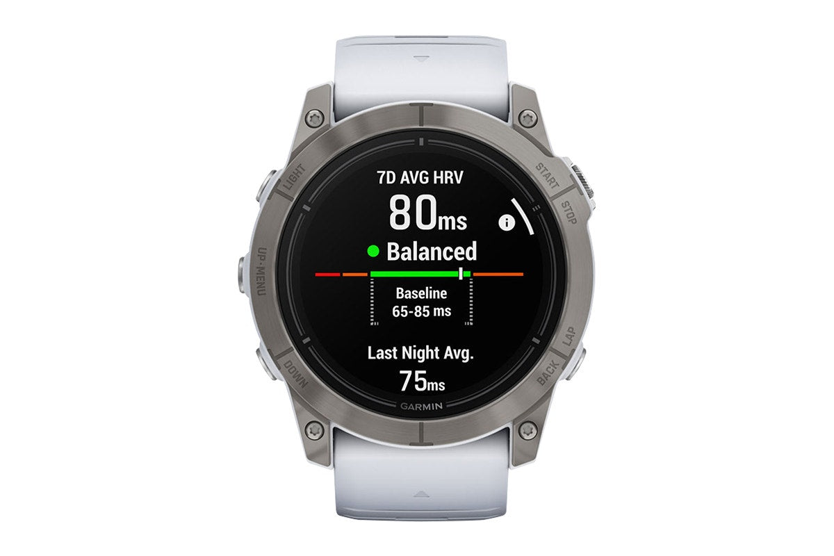 Garmin Epix Pro Gen 2 Sapphire Smart Sports Watch - Titanium with Whitestone Band, 51mm - SuperSaverAU - view 5