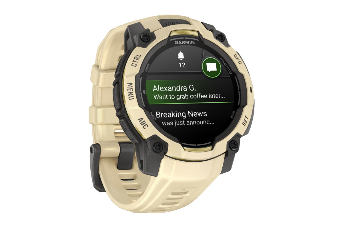 Garmin Instinct 3 AMOLED Smart Sports Watch (Citrine with Citrine Band, 45mm)