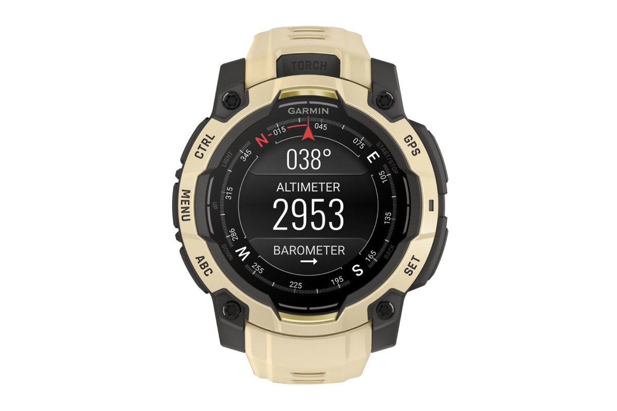 Garmin Instinct 3 AMOLED Smart Sports Watch (Citrine with Citrine Band, 45mm)