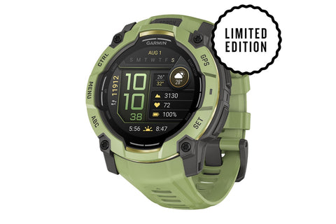 Garmin Instinct 3 AMOLED Smart Sports Watch (Fern Green with Fern Green Band, 50mm)