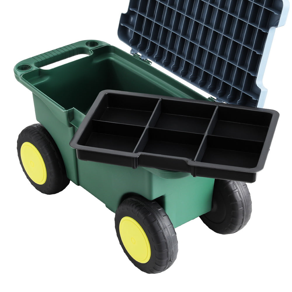 Gardeon Garen Tool Storage Cart 3-In-1 Green - SuperSaverAU - view 3