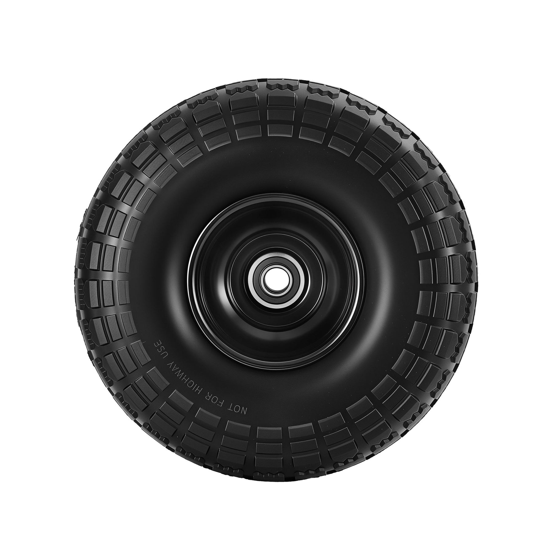 Gardeon 2pcs 4.10/3.50-4 Flat Free Solid Rubber Tires, 10" Heavy Duty Wheels - SuperSaverAU - view 9