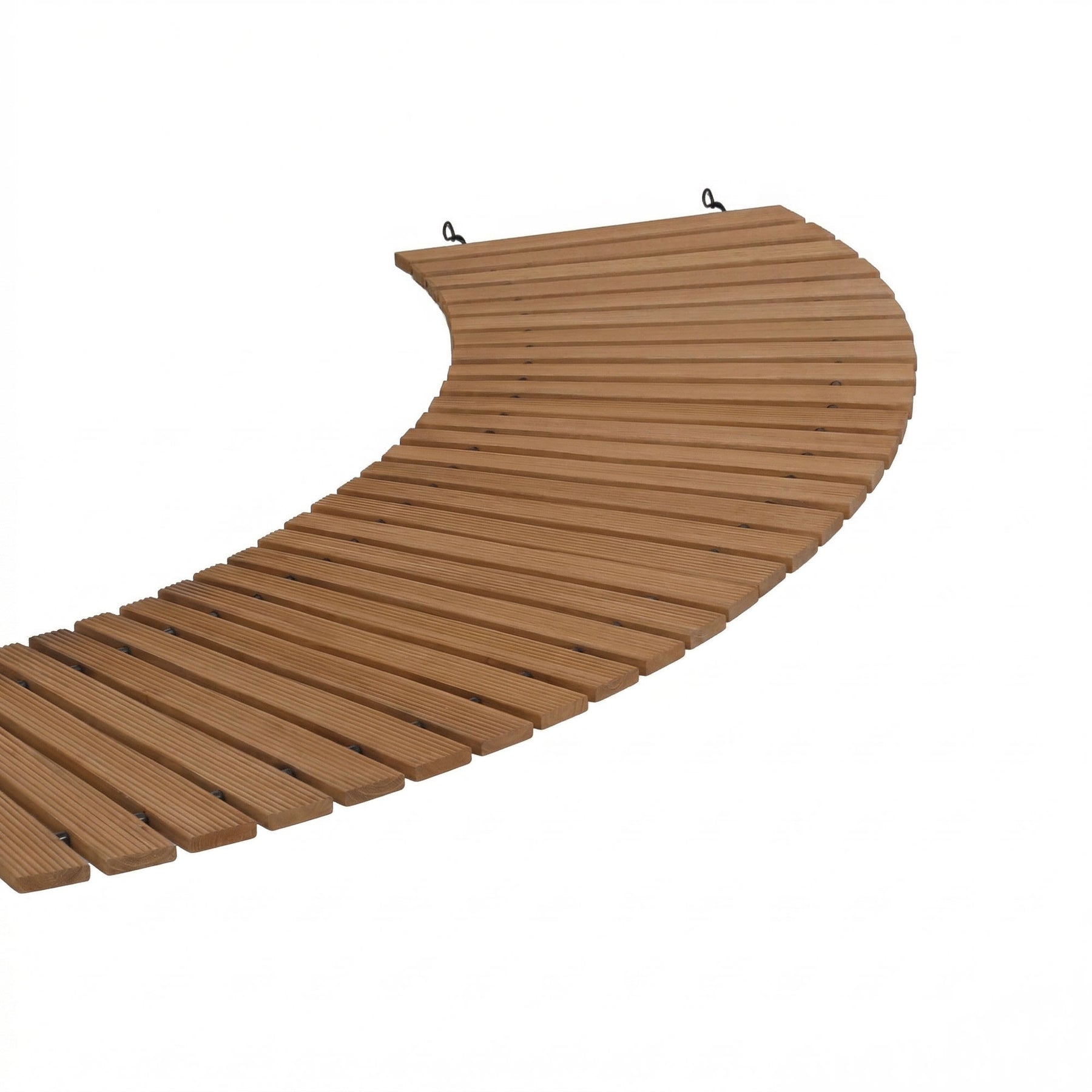 Gardeon 8FT Wooden Garden Pathway Roll-Out Curved Walkway Outdoor Backyard Brown - SuperSaverAU - view 8