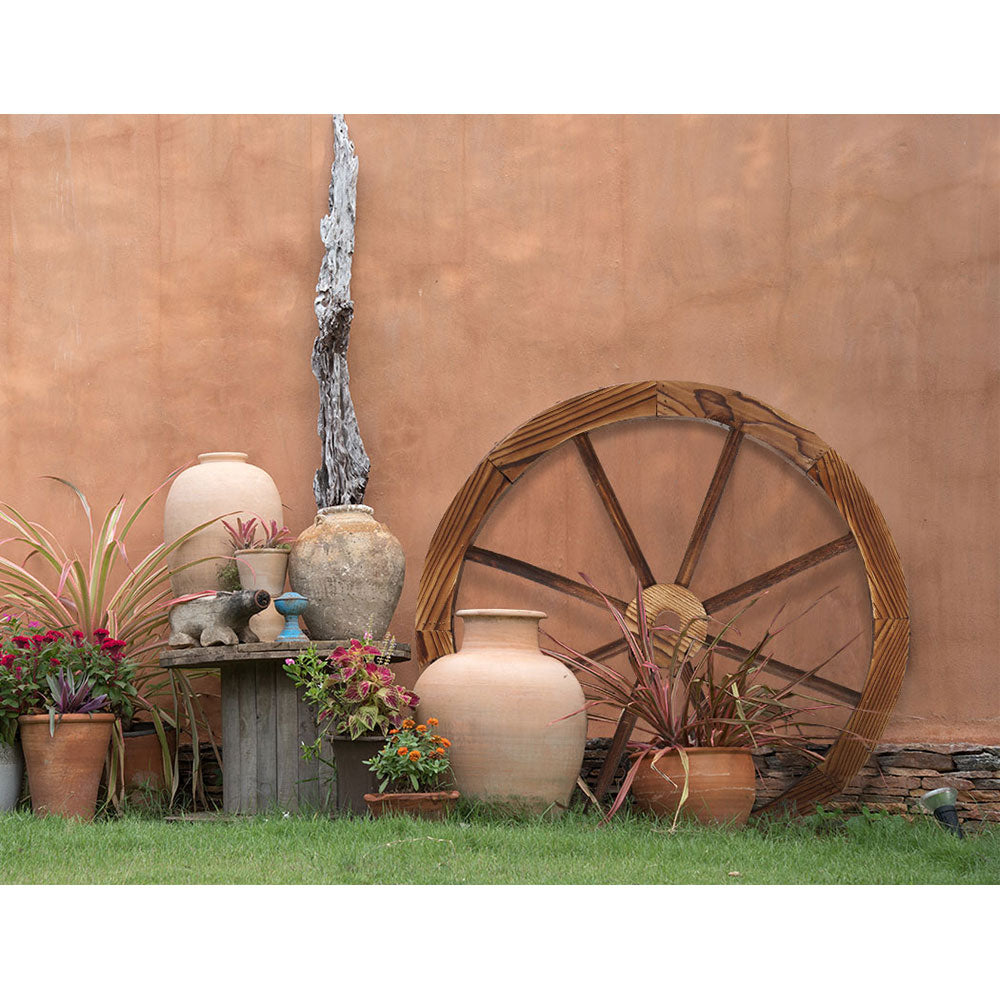 Gardeon Wooden Wagon Wheel 60cm - Rustic Fir Wood, Weatherproof, 2 Pack - SuperSaverAU - view 7