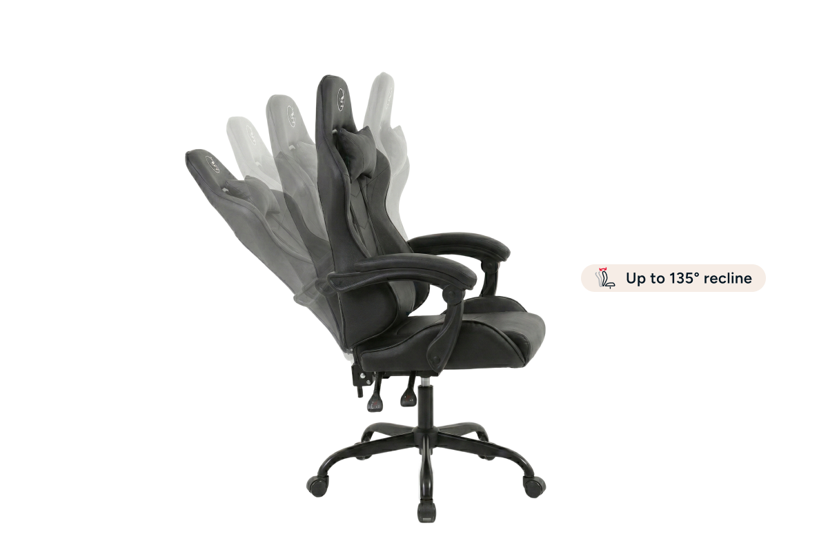 Gorilla Gaming Prodigy Gaming Chair (Black/Black)