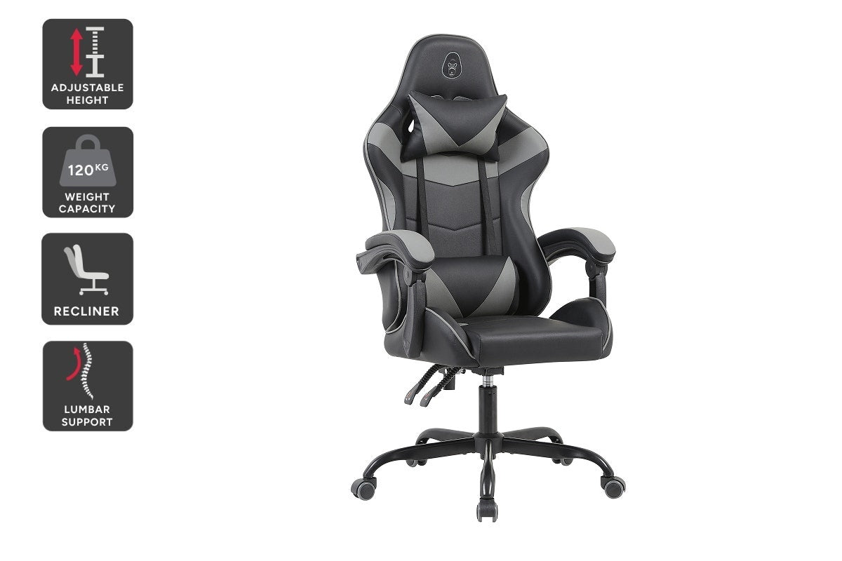 Gorilla Gaming Prodigy Gaming Chair (Black/Grey)