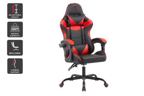 Gorilla Gaming Prodigy Gaming Chair (Black/Red)