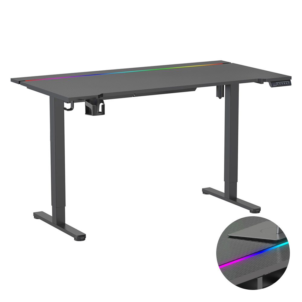 Gorilla Gaming RGB Electric Standing Desk (140 x 73cm)