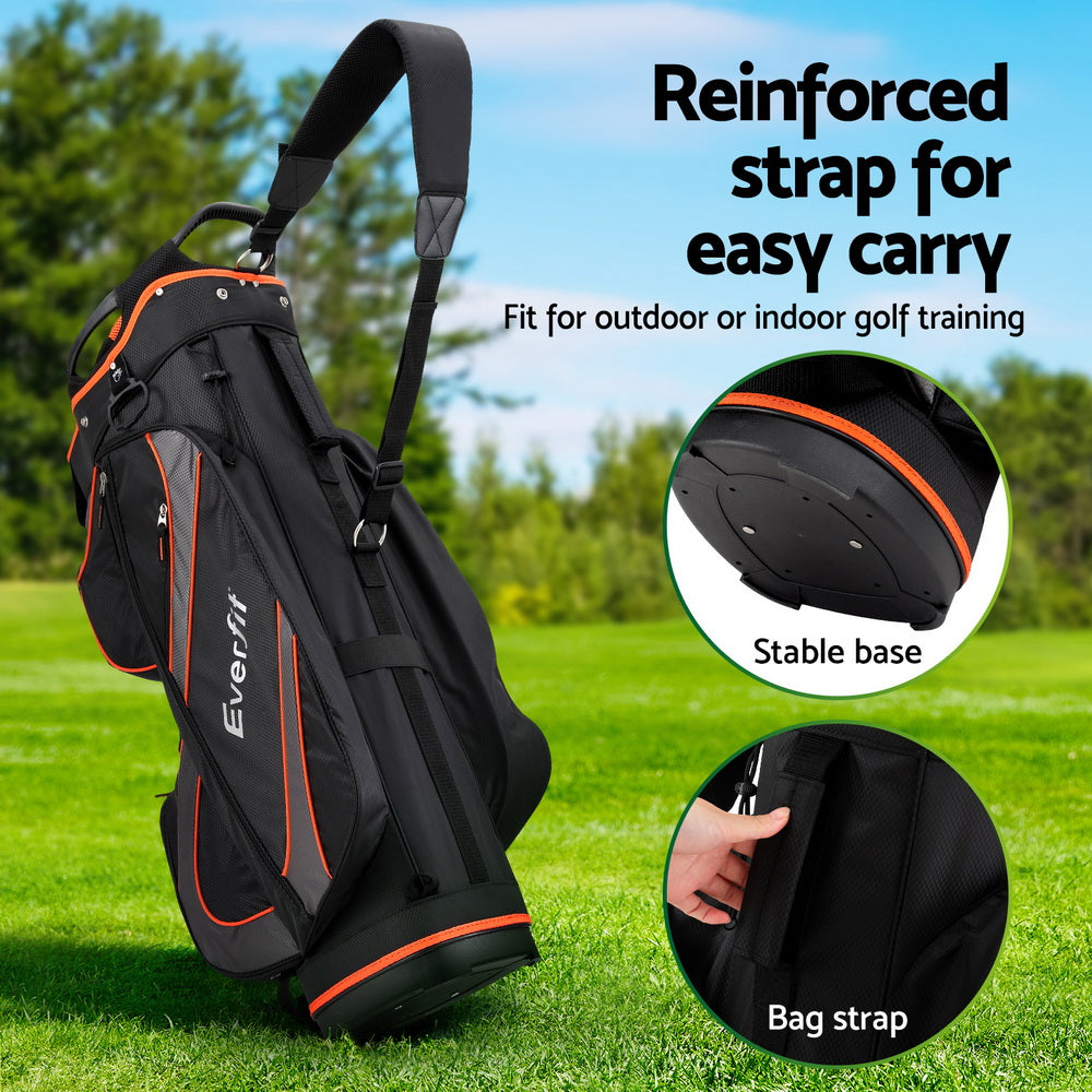 Everfit 14-way Divider Golf Bag with Insulated Pocket, 40.5cm x 25cm x 93.5cm - SuperSaverAU - view 6