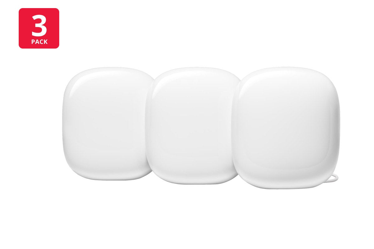 Google Nest Wi-Fi Pro Home Mesh Wifi 6E System (3 Pack)