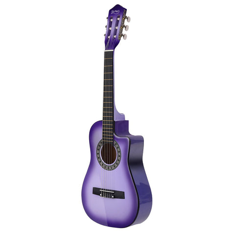 Alpha 34-Inch Classical Guitar with Carry Bag - Purple