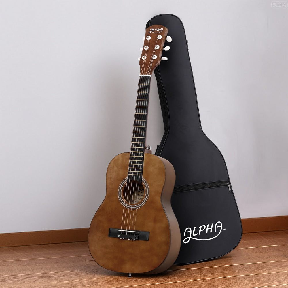 Alpha 31-Inch Steel String Acoustic Guitar - Natural