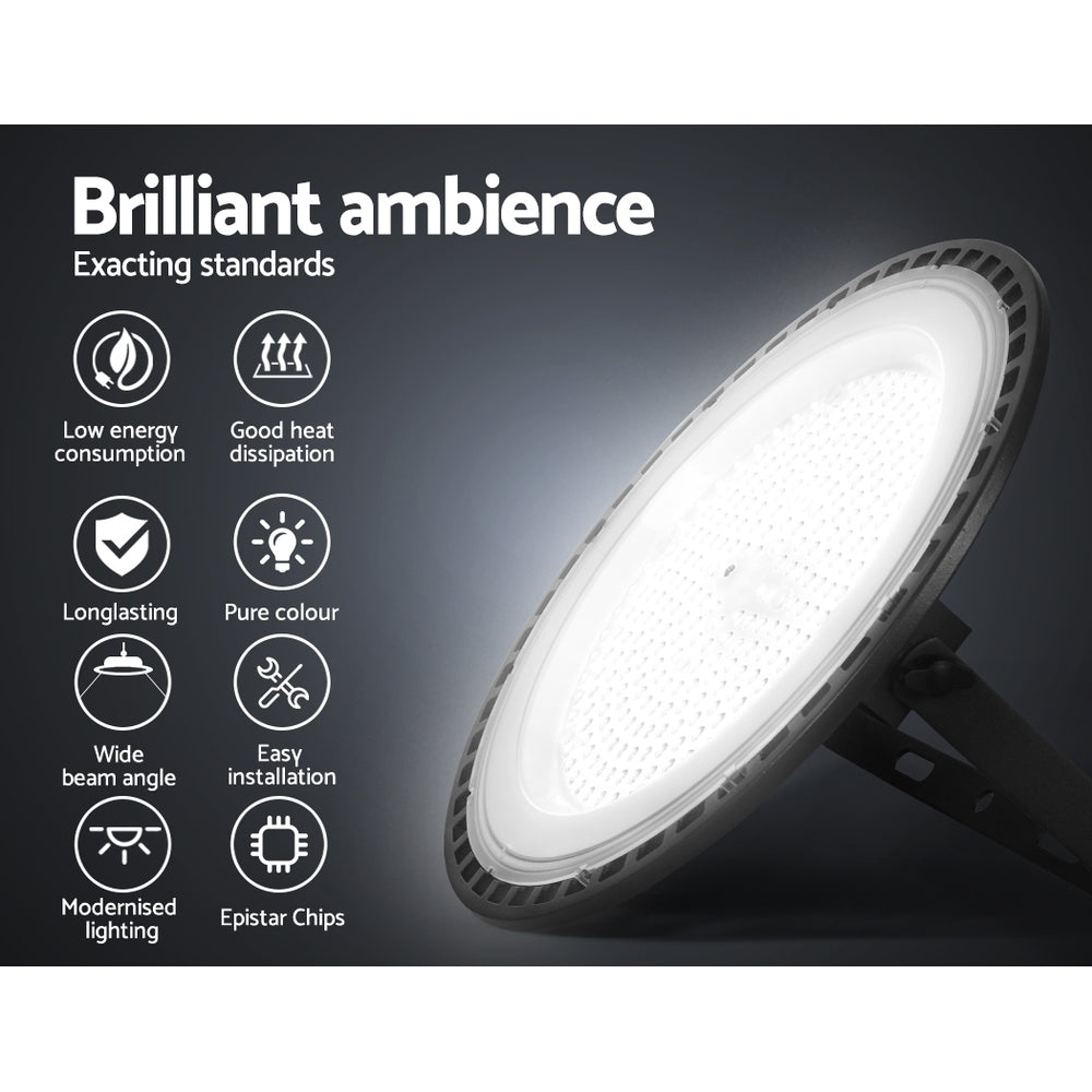 Leier LED High Bay Light 200W with SAA Approval, Epistar Chips, Easy Install - SuperSaverAU - view 4