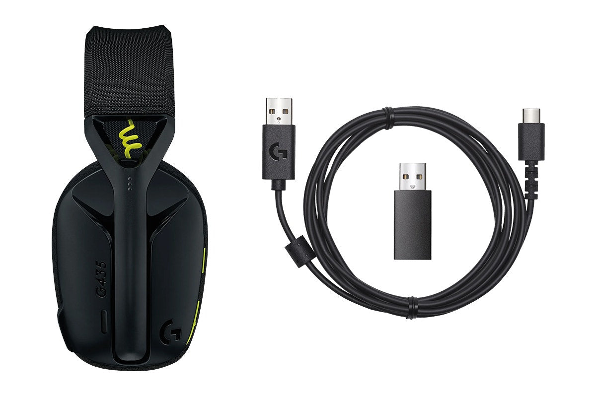 Logitech G435 Lightspeed Wireless Gaming Headset (Black)