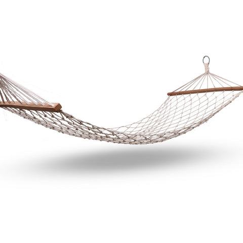 Gardeon Hammock Bed Cream 245cm - Indoor/Outdoor Use, 150kg Capacity - SuperSaverAU - view 1