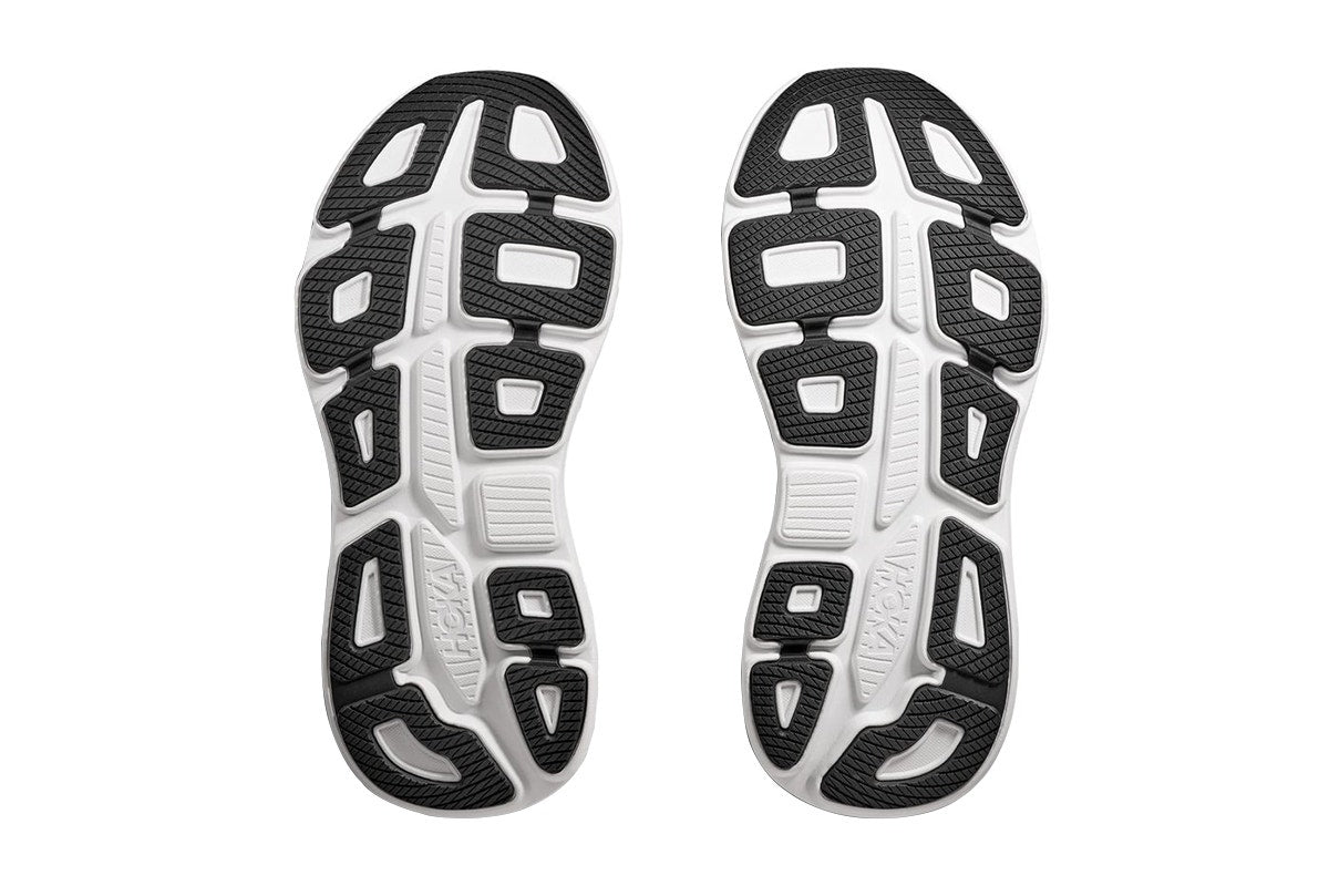 Hoka Men's Bondi 9 Running Shoes (Black/White, Size 9.5 US)