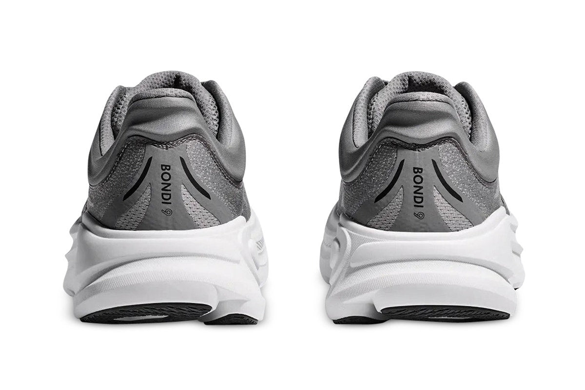 Hoka Men's Bondi 9 Running Shoes (Galactic Grey/Stellar Grey, Size 9.5 US)