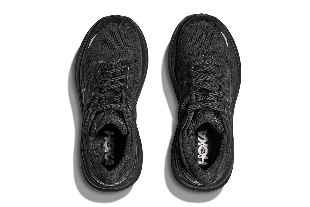 Hoka Women's Bondi 9 Running Shoes (Black/Black, Size 9.5 US)