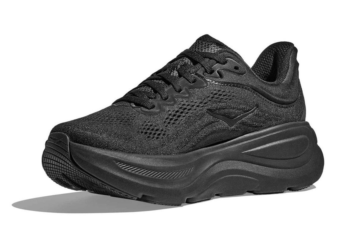 Hoka Women's Bondi 9 Running Shoes (Black/Black, Size 9.5 US)
