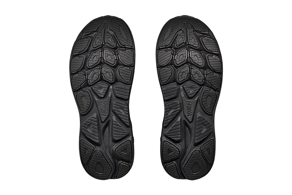 Hoka Men's Clifton 10 Running Shoes (Black/Black, Size 9.5 US)
