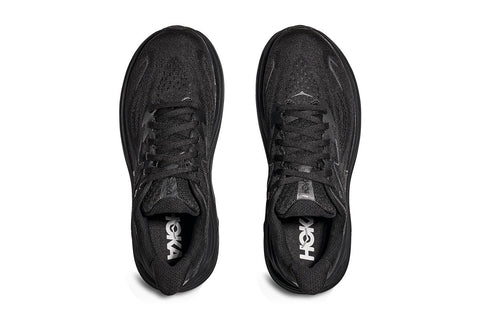 Hoka Men's Clifton 10 Running Shoes (Black/Black, Size 9.5 US)