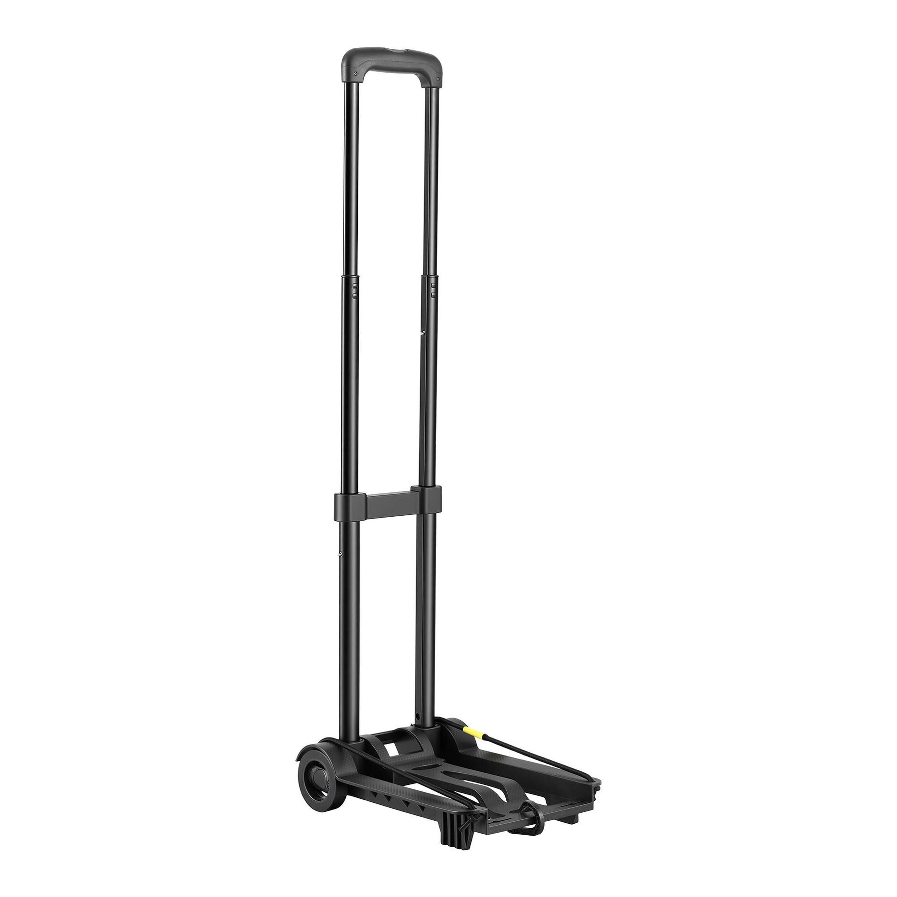 Giantz Folding Hand Trolley with Adjustable Handle - Black, 25kg