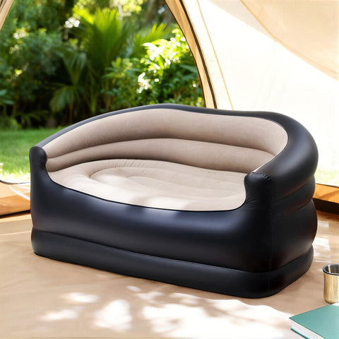 Gardeon 2 Seater Inflatable Sofa Coffee with Pump 300kg Capacity