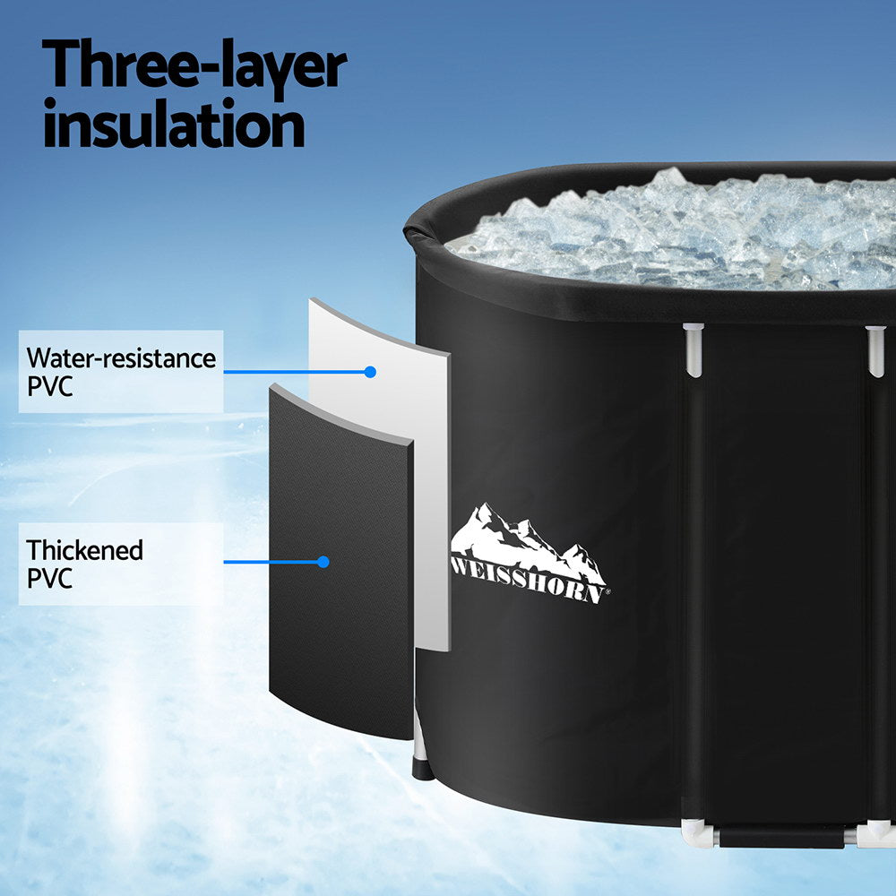 Weisshorn Portable Ice Bath Tub - 120x70x70CM - SuperSaverAU - view 4