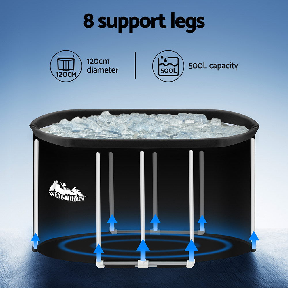 Weisshorn Portable Ice Bath Tub - 120x70x70CM - SuperSaverAU - view 5