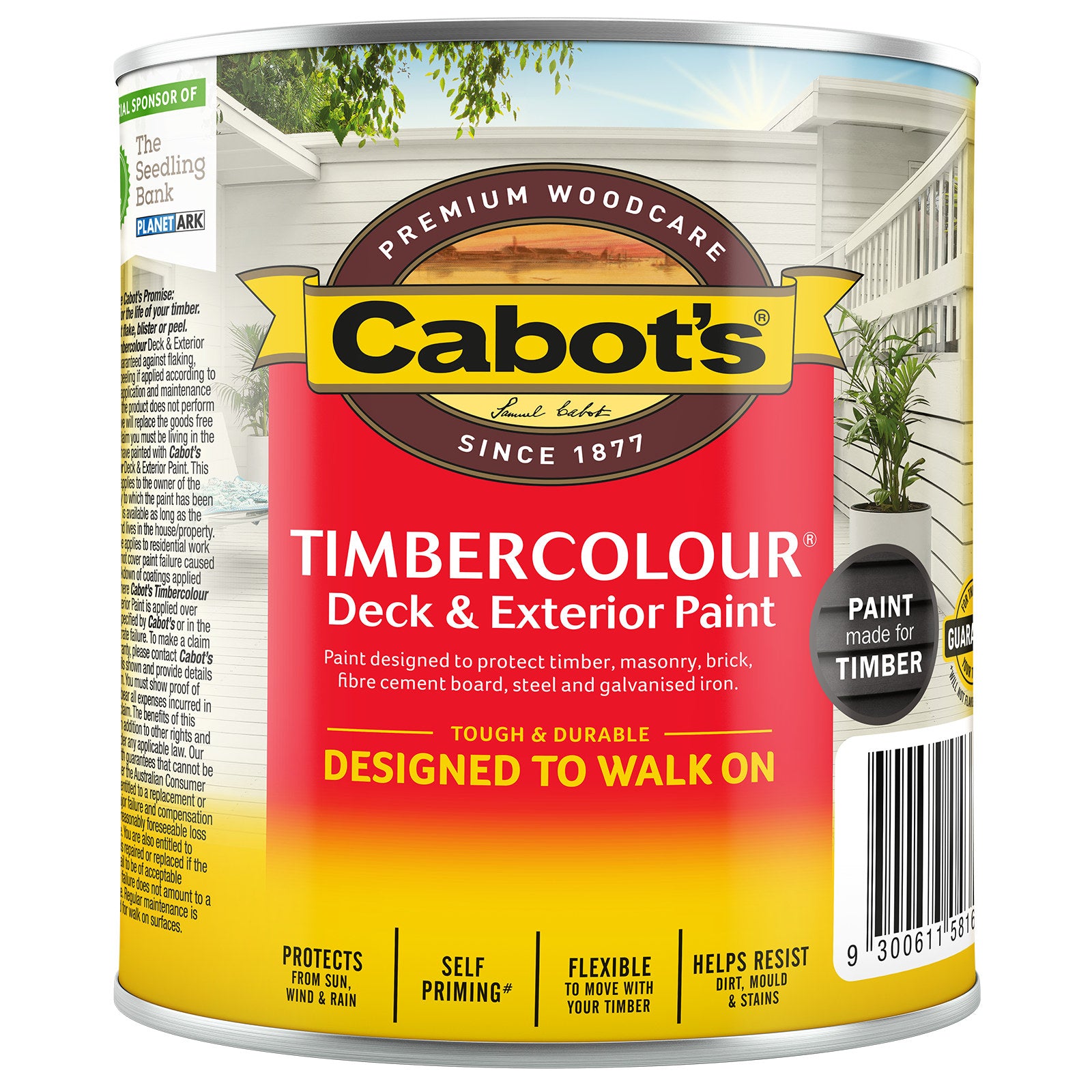 Cabot's 500ml Deep Base Water Based Timbercolour Deck and Exterior Paint UV Resistant Tintable