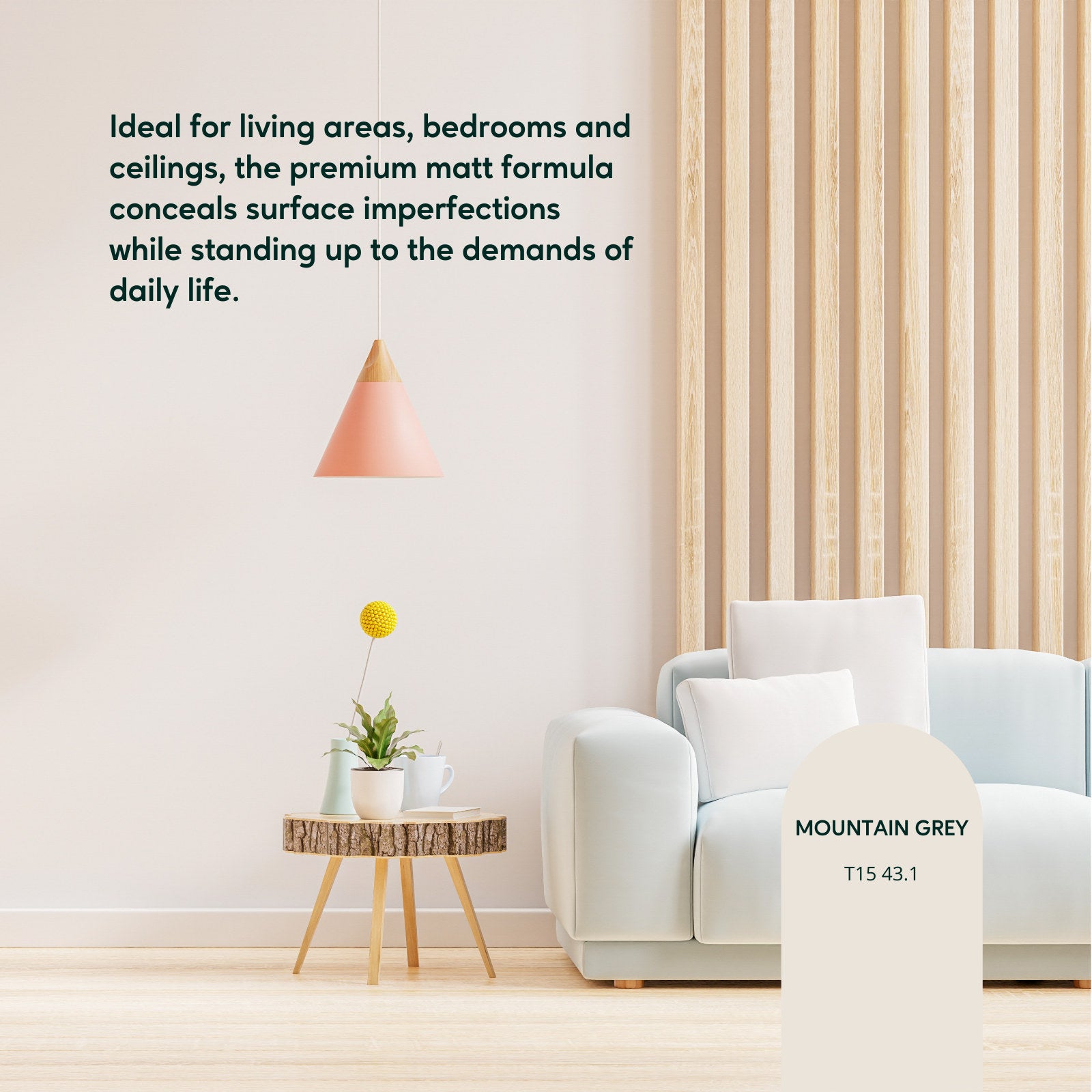 TAUBMANS Endure 2L Neutral Matt Interior Walls Paint Water Based UV Resistant