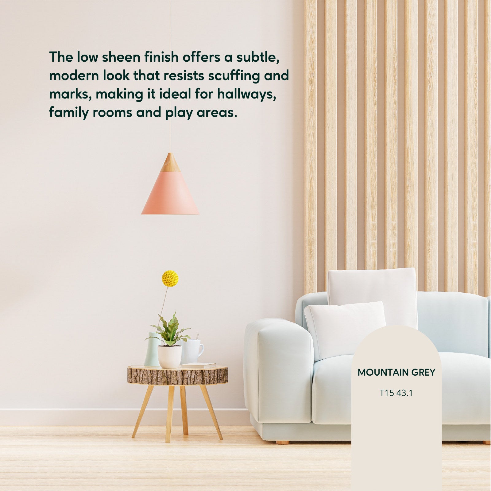 Taubmans Endure 1L Neutral Low Sheen Interior Wall Paint Stain Resistant