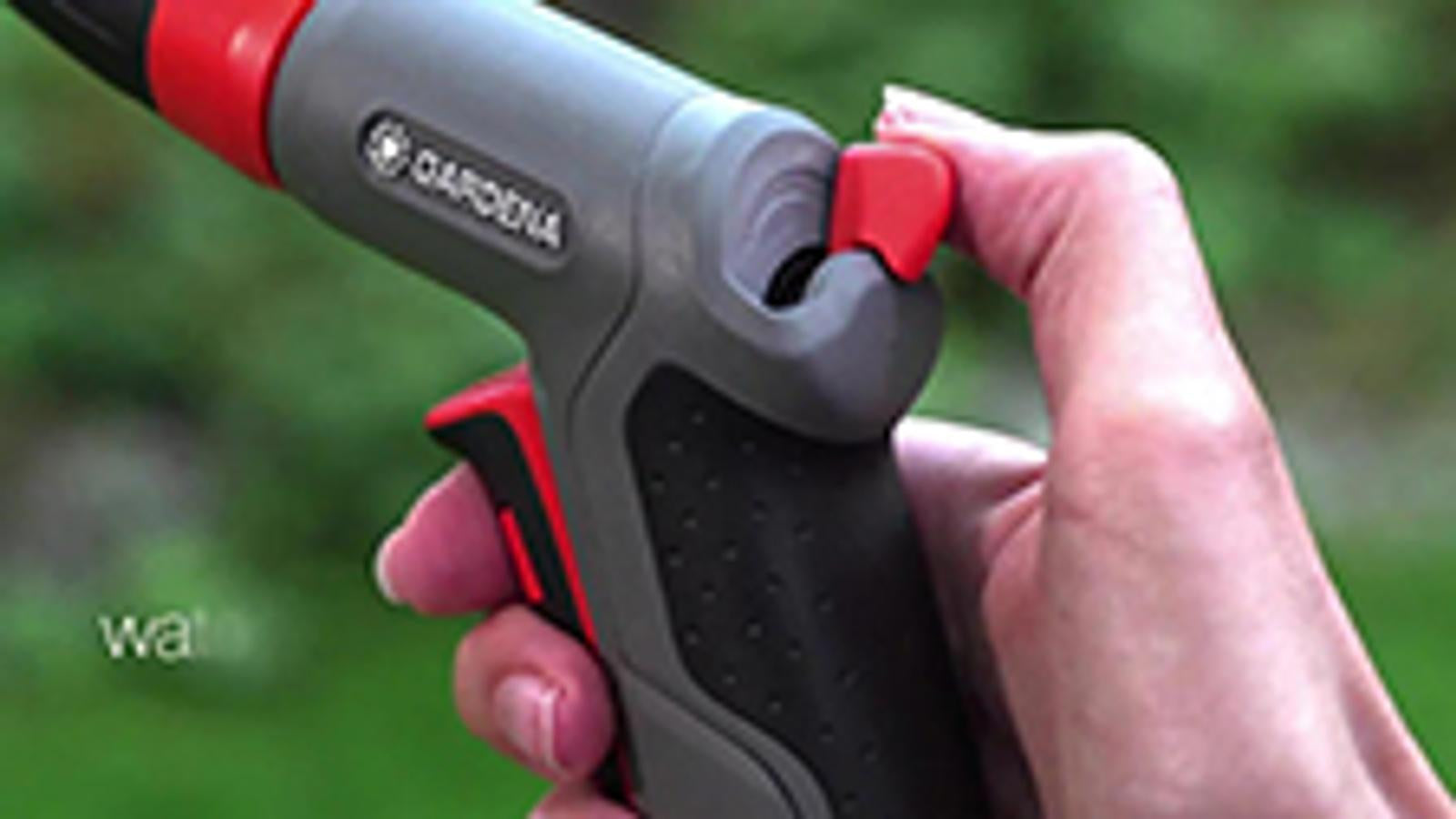 GARDENA 13mm Comfort Trigger Gun Nozzle Adjustable Spray Soft Grip