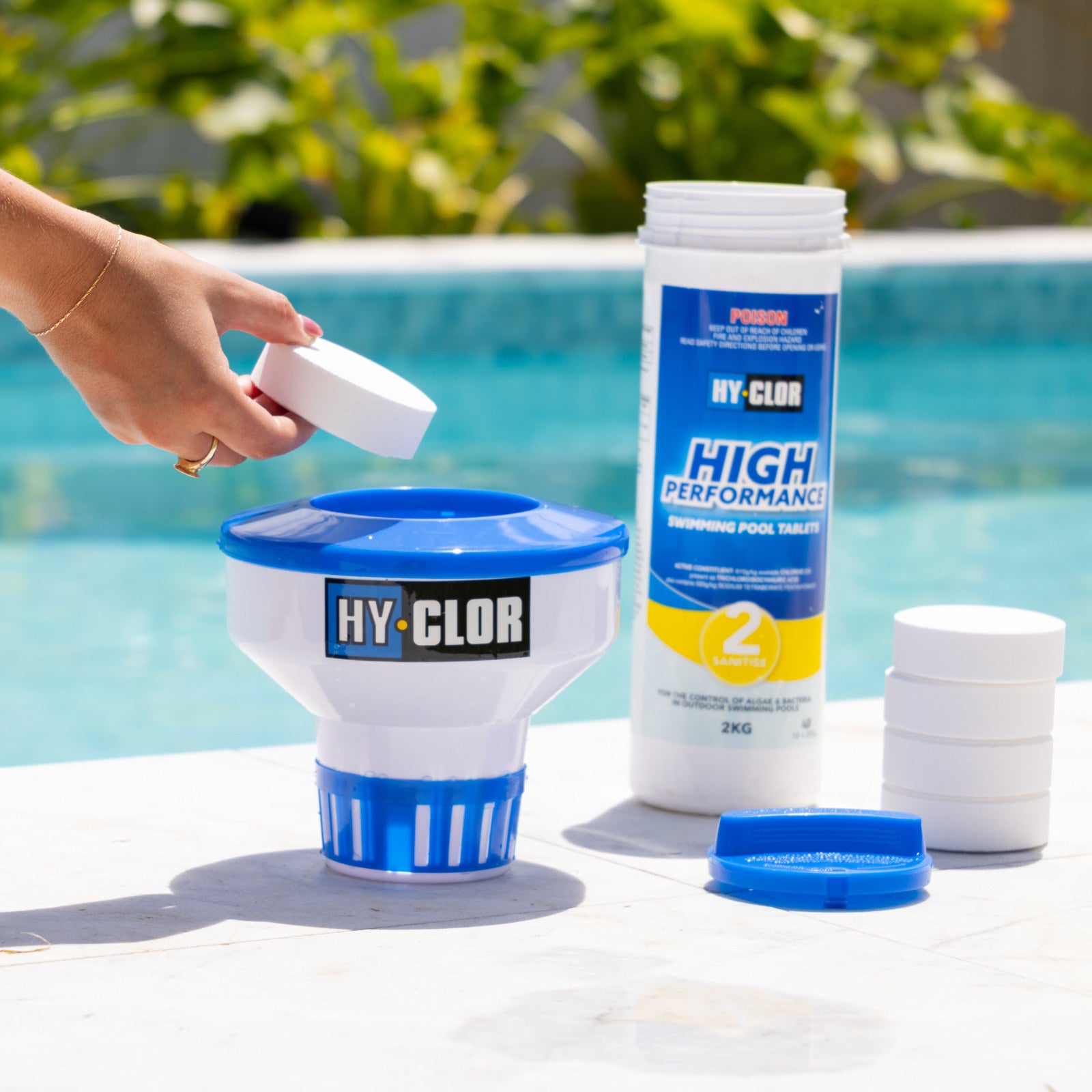 Hy-Clor 2kg High Performance Pool Chlorine Tablets
