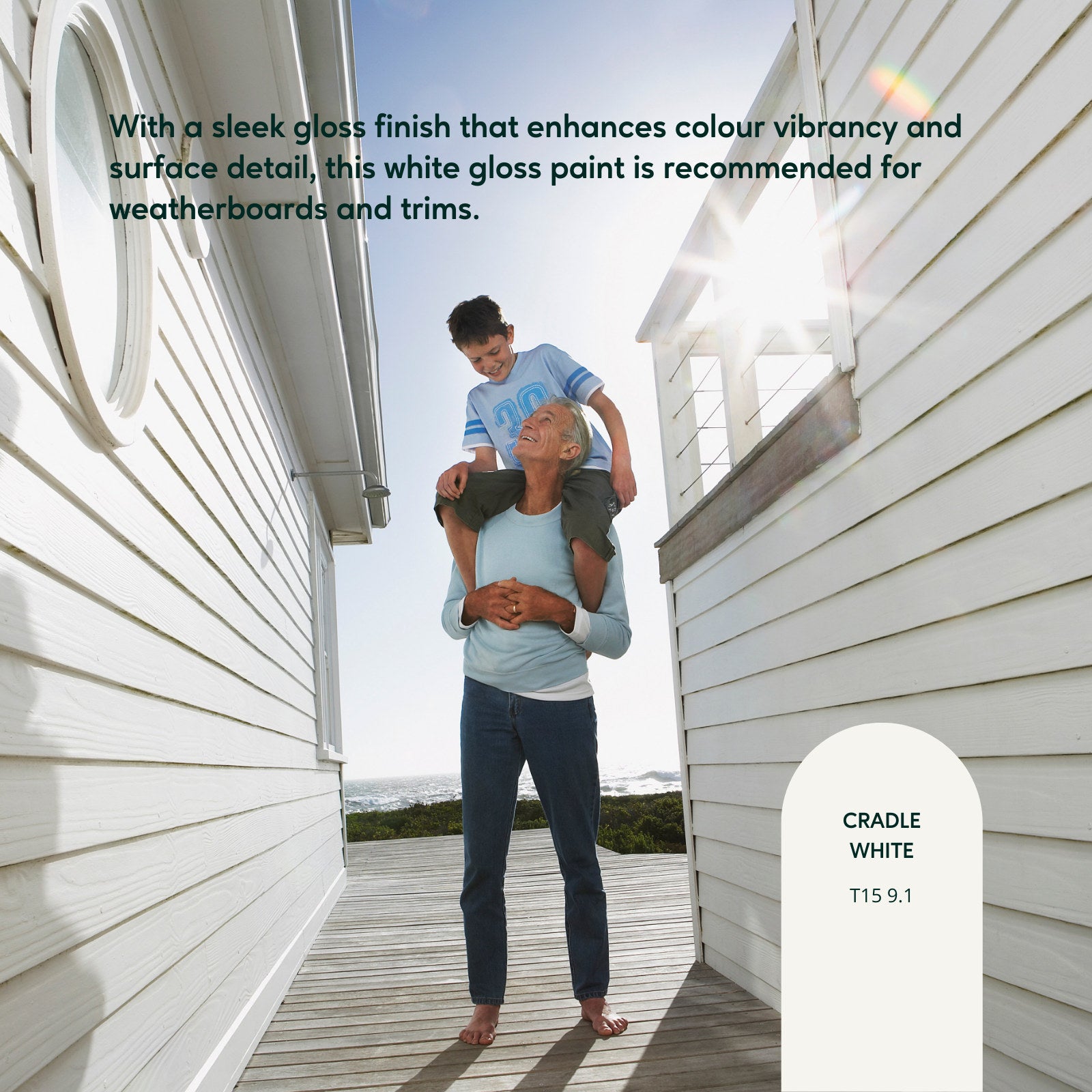 Taubmans 4L Neutral Gloss All Weather Exterior Paint Water Based UV Resistant