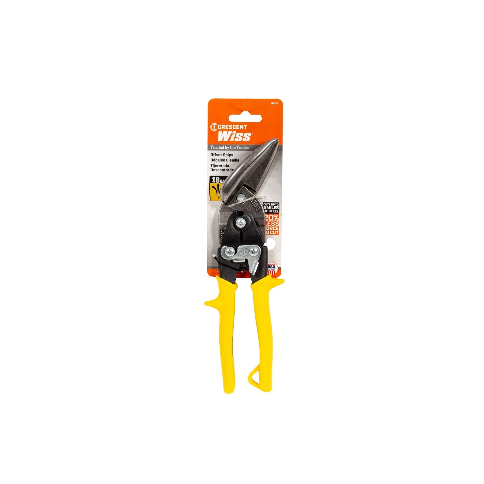 Crescent Wiss 250mm Straight Cut Offset Aviation Snips