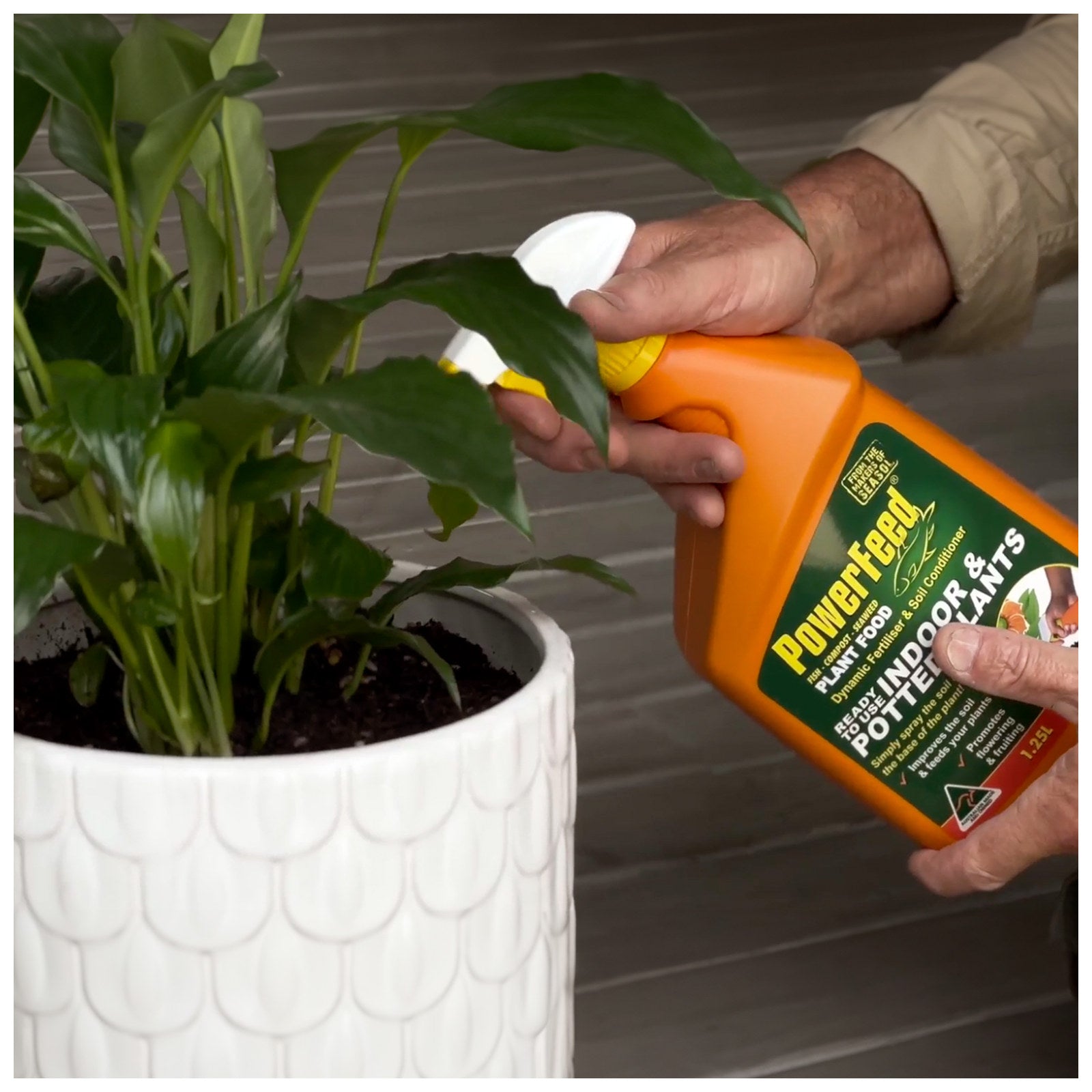 PowerFeed 1.25L Ready To Use Liquid Indoor and Potted Plants Plant Food