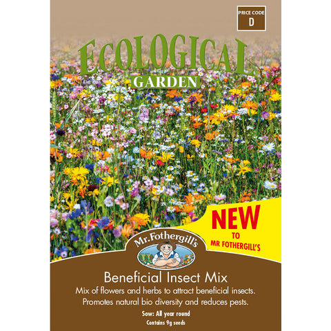 Mr Fothergill's Beneficial Insect Mix Seed 10m2 Part Shade