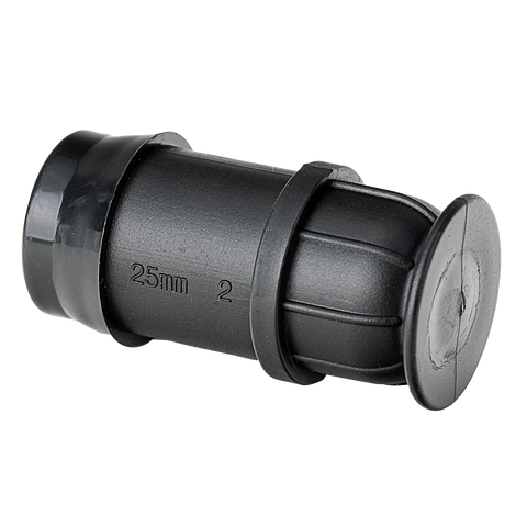 K-Rain 25mm Barbed End Plug - 5 Pack Polypropylene