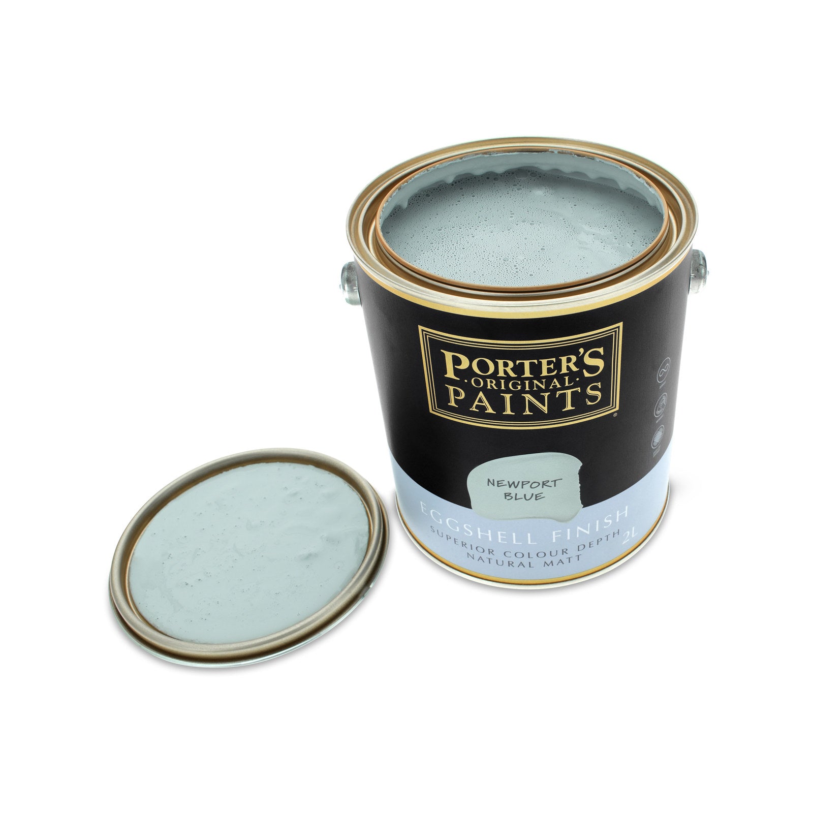 Porter's 2L Newport Blue Eggshell Washable Interior & Exterior Paint