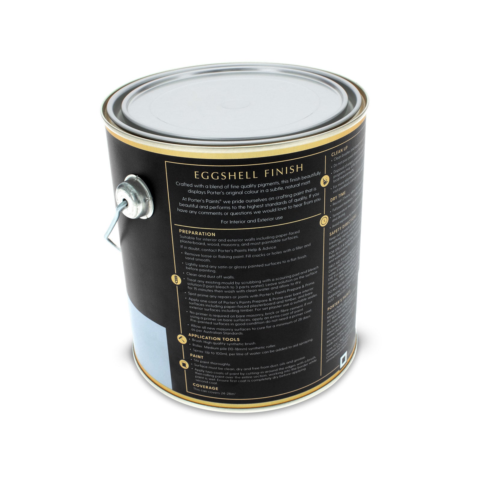 Porter's 2L Newport Blue Eggshell Washable Interior & Exterior Paint