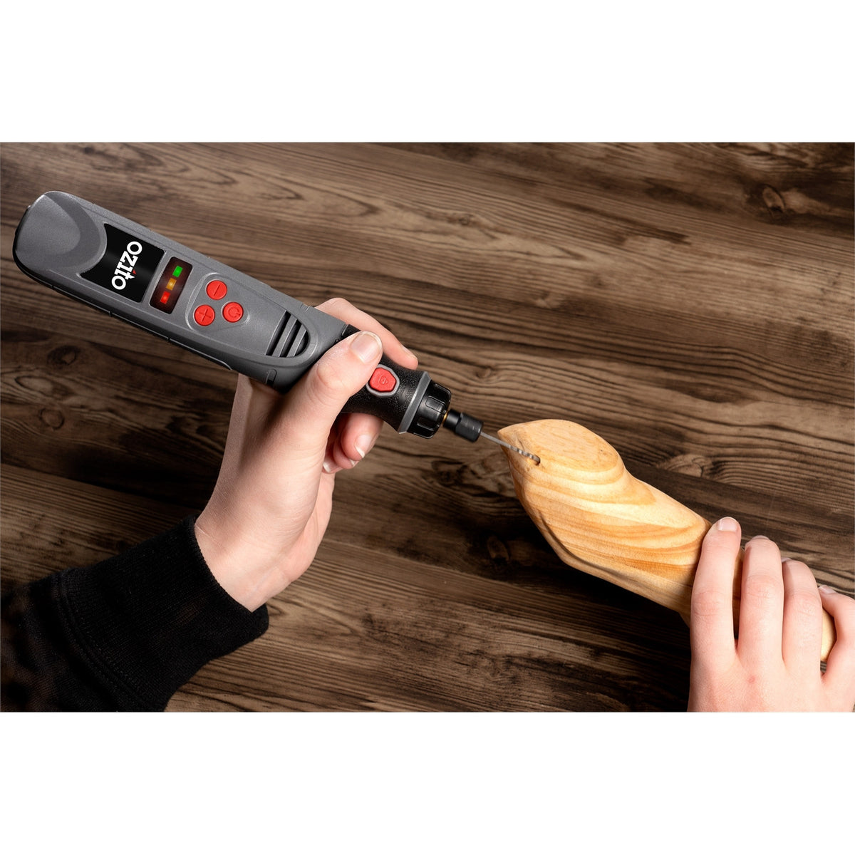 Ozito 3.6V Cordless Rotary Tool with 118 Piece Accessory Kit LRTK-036
