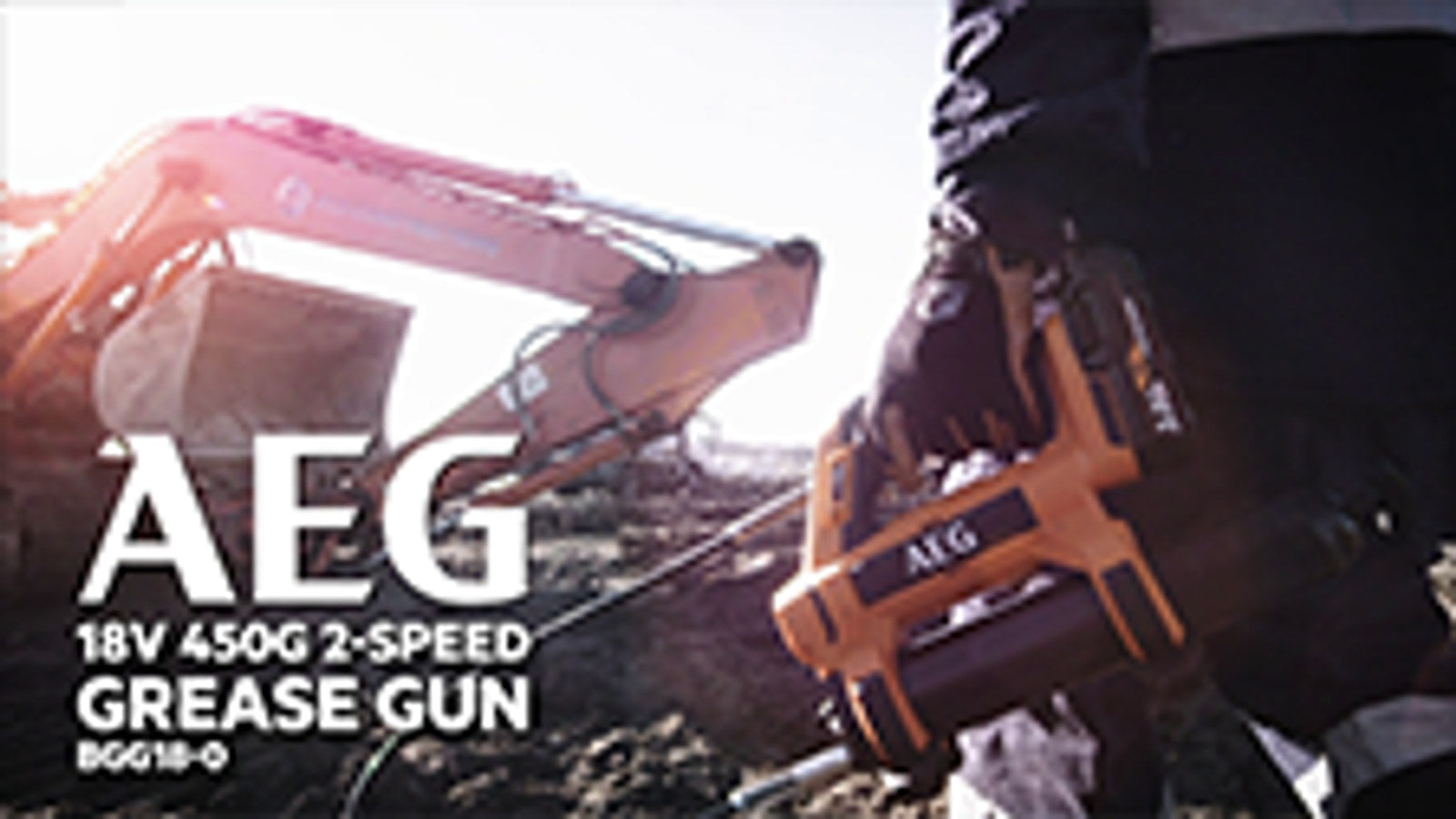 AEG 18V 450g 2-Speed Grease Gun Skin Only BGG18-0