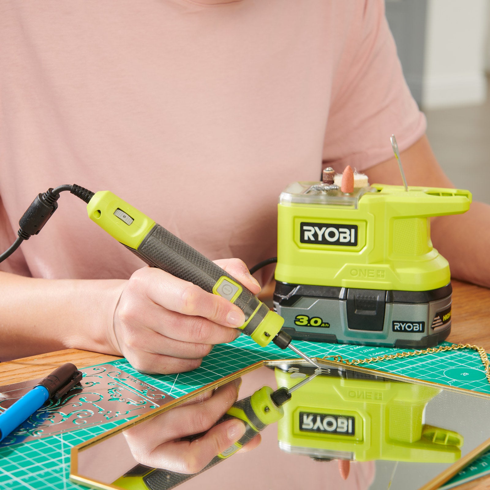 Ryobi 18V ONE+ Precision Rotary Tool Skin Only RRT18