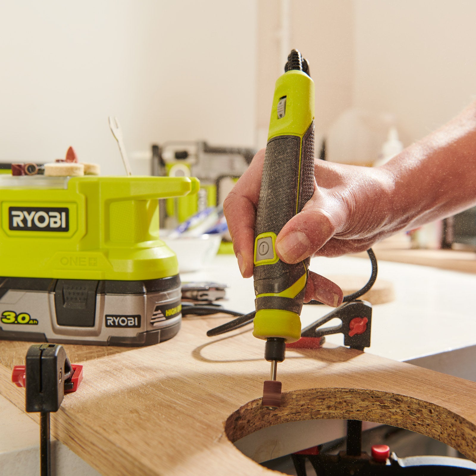 Ryobi 18V ONE+ Precision Rotary Tool Skin Only RRT18