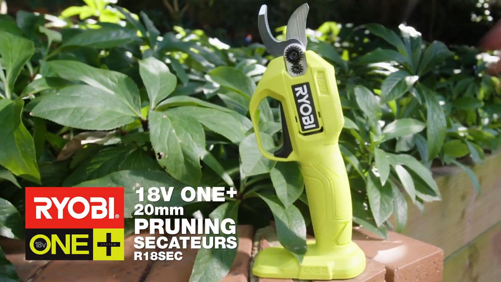Ryobi 18V ONE+ Cordless Bypass Pruning Secateurs - Tool Only R18SEC