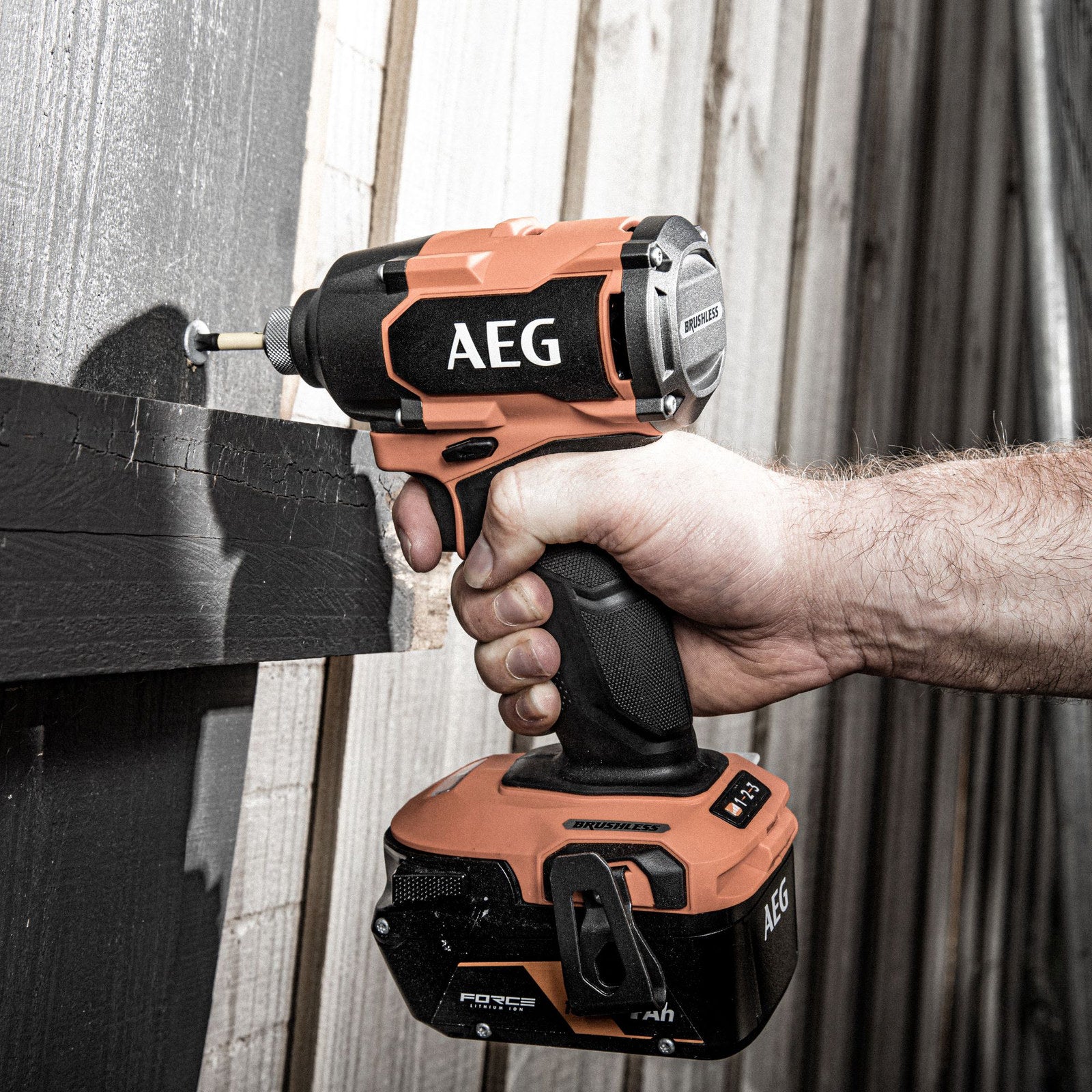 AEG 18V Brushless 3-Speed Impact Driver 220Nm Skin Only A18IDB30